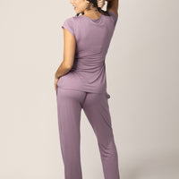 Davy Maternity & Nursing Pajama Set | Dusty Mauve