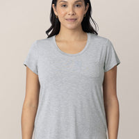 Everyday Maternity & Nursing T-shirt | Grey Heather