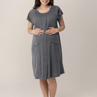 Universal Labor & Delivery Gown | Grey Heather