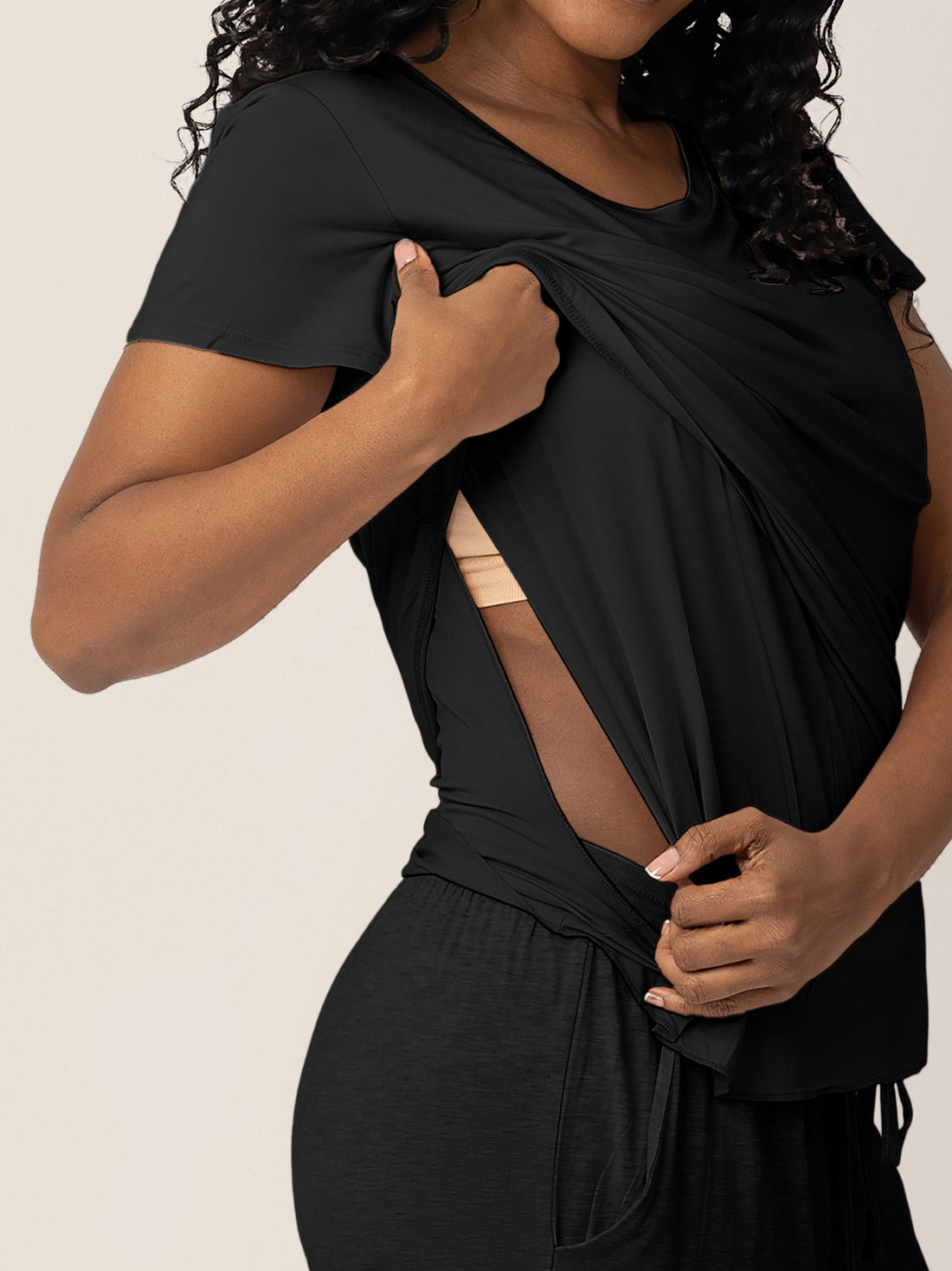 Everyday Maternity & Nursing T-shirt | Black