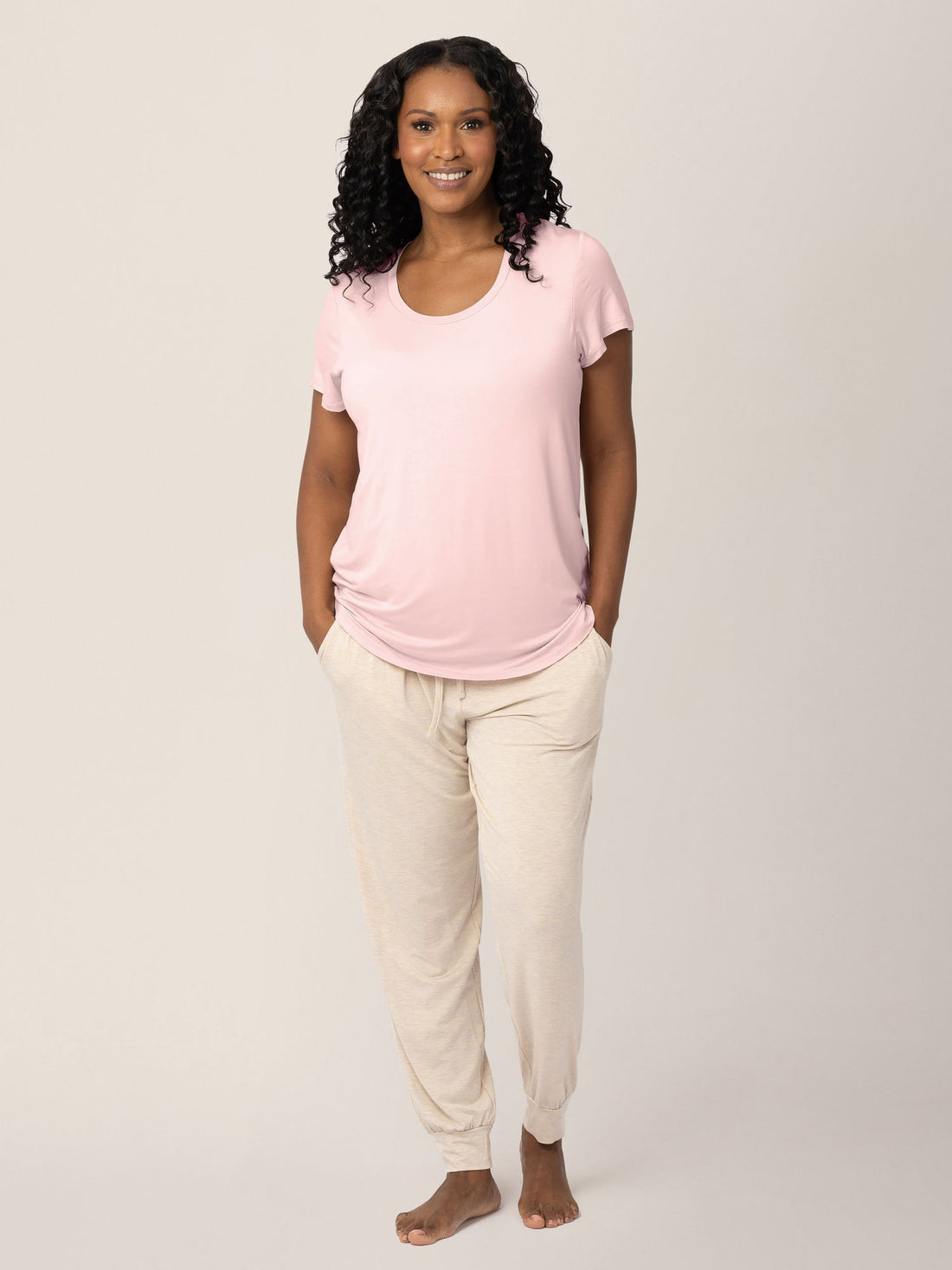 Everyday Maternity & Nursing T-shirt | Dusty Pink