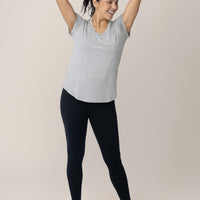 Everyday Maternity & Nursing T-shirt | Grey Heather