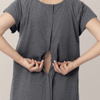 Universal Labor & Delivery Gown | Grey Heather