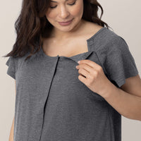 Universal Labor & Delivery Gown | Grey Heather