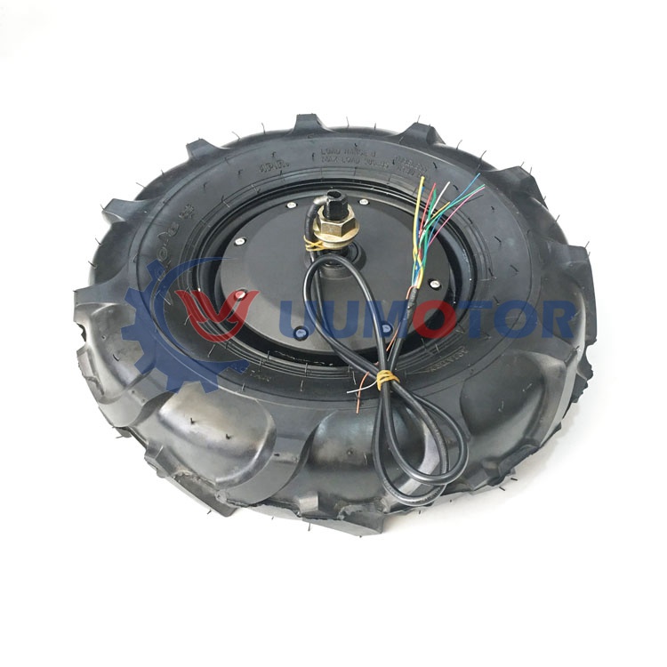 tractor tire 40N.m rated 1200w 16 inch servo hub motor