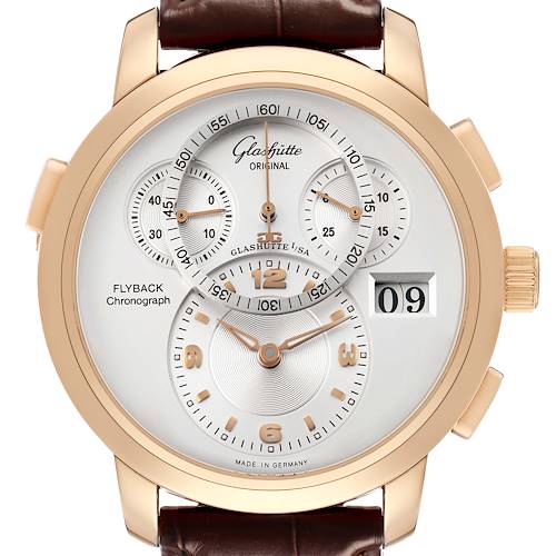 Photo of Glashutte PanoMaticChrono XL Rose Gold Mens Watch 1-95-01-31-11-05