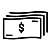 Icon of dollar bills