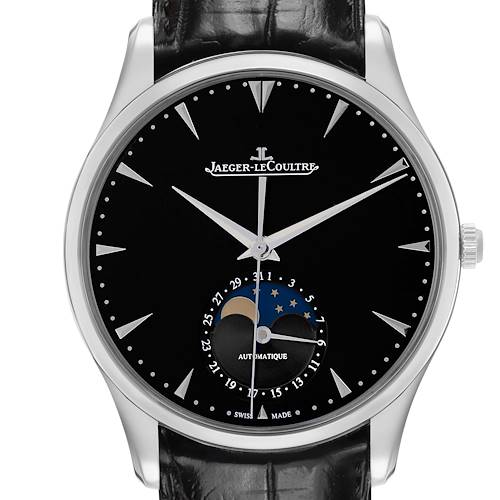 Photo of Jaeger LeCoultre Master UltraThin Moonphase Steel Mens Watch Q1368470 Card