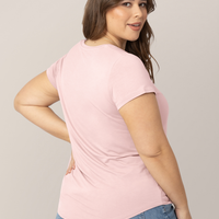 Everyday Maternity & Nursing T-shirt | Dusty Pink